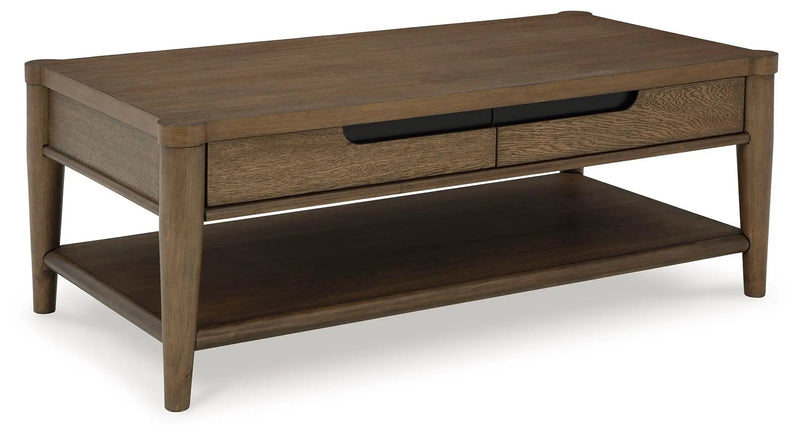 Roanhowe - Rectangular Cocktail Table - Brown by Unique Piece Furniture