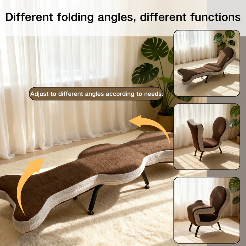 Multi-Functional Foldable Lazy Sofa Chair by HouseOfZazla