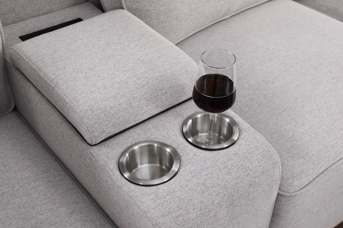 Eric - 9 Piece Upholstered Sectional With Ottoman by Unique Piece Furniture