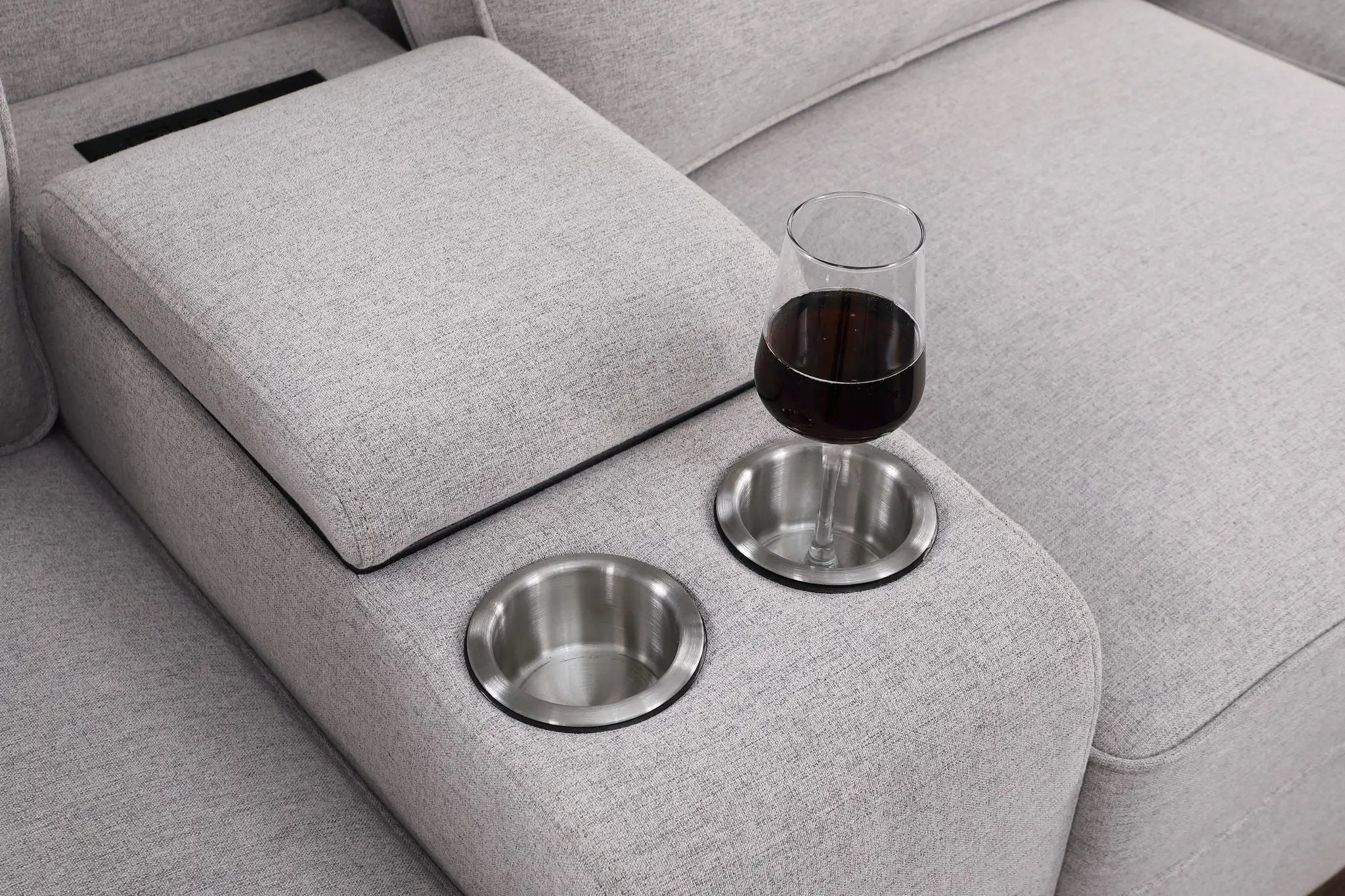 Eric - 9 Piece Upholstered Sectional With Ottoman by HouseOfZazla