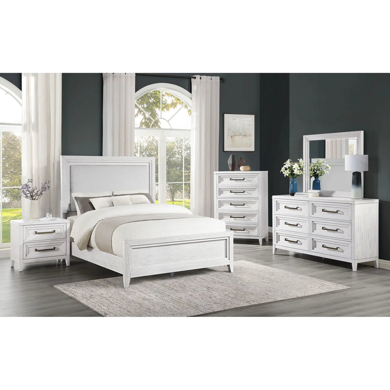 Avril - 2 Drawer Nightstand - White by HouseOfZazla