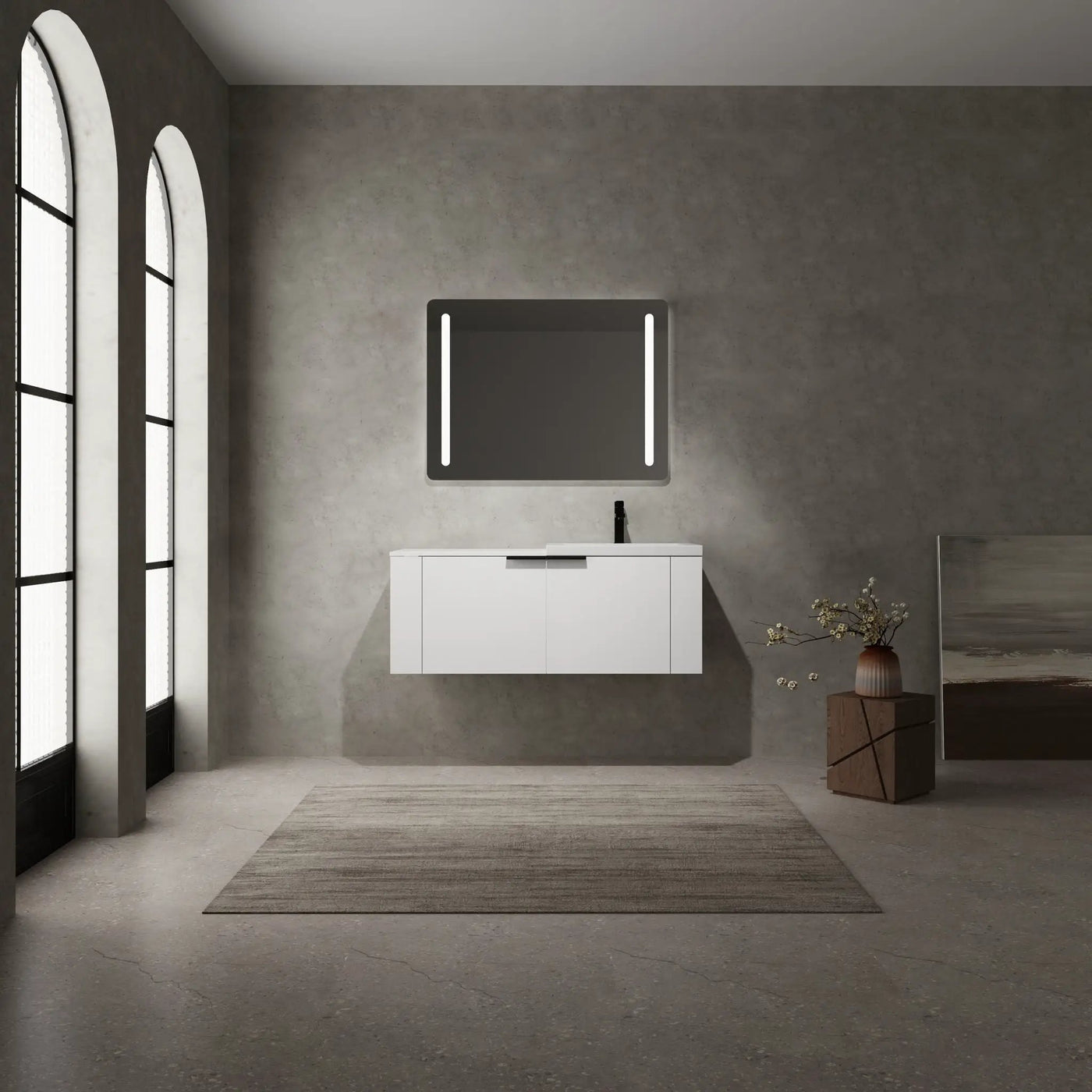 Modern Bathroom Vanity Sink Combo With Spacious Storage by HouseOfZazla
