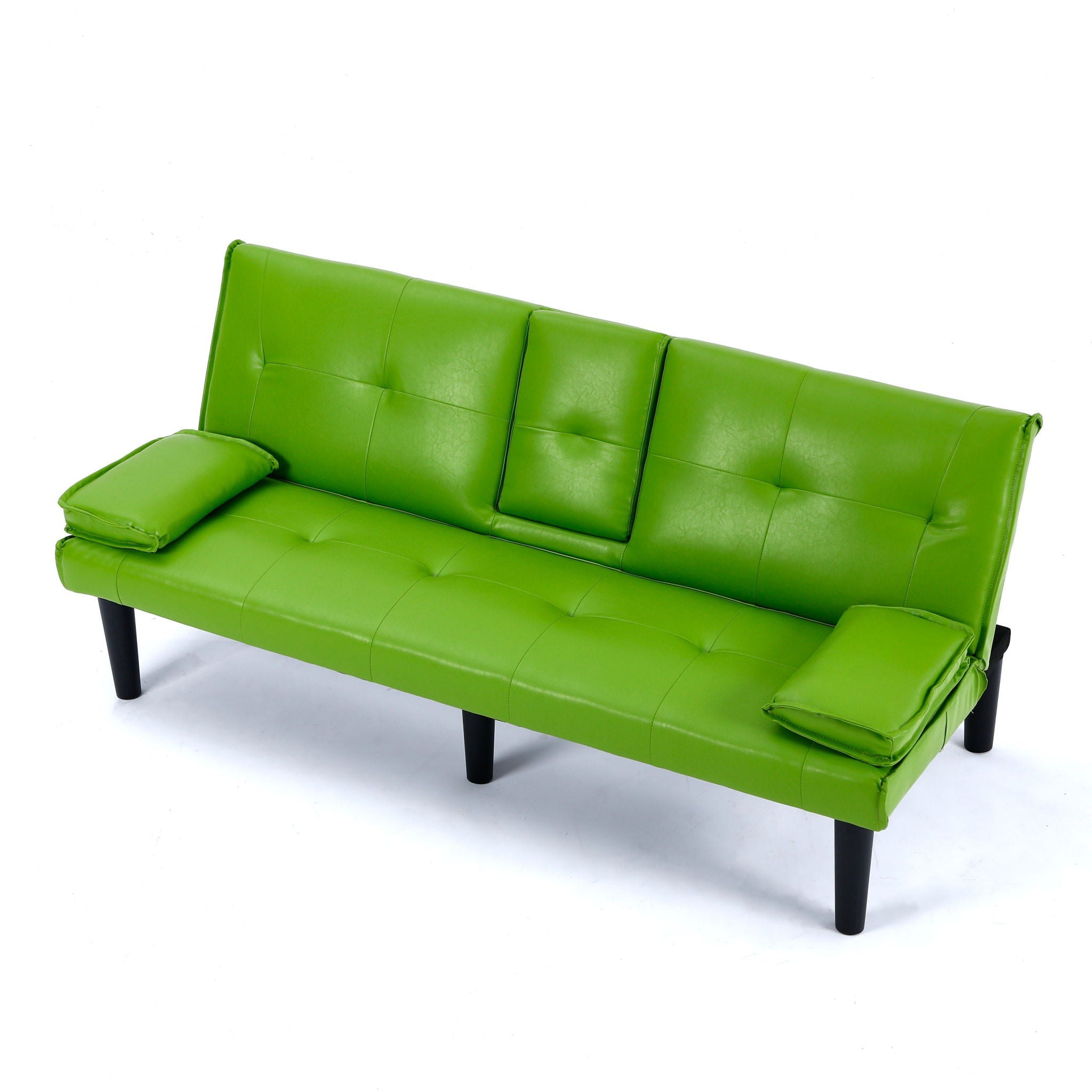 Sofa Bed With Foldable Design And Cup Holder by HouseOfZazla