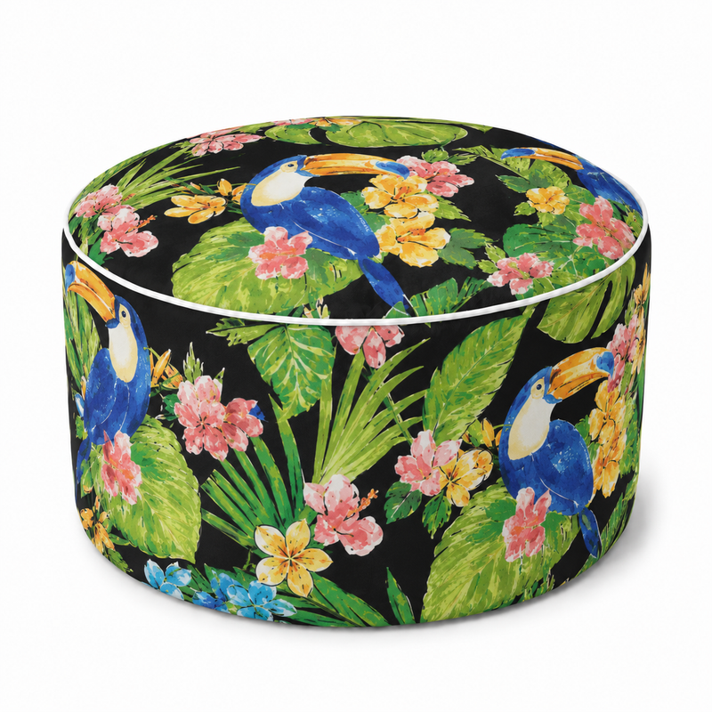 Outdoor Inflatable Ottoman 21"x21"x9" by HouseOfZazla