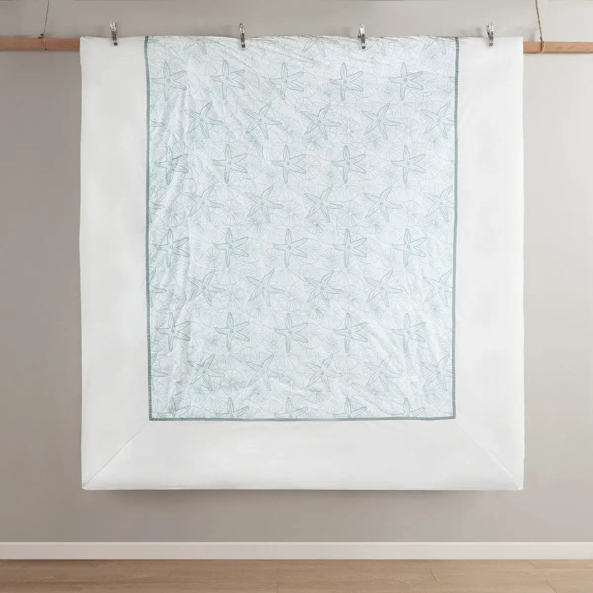 Duvet Cover Mini Set White Full/Queen by HouseOfZazla