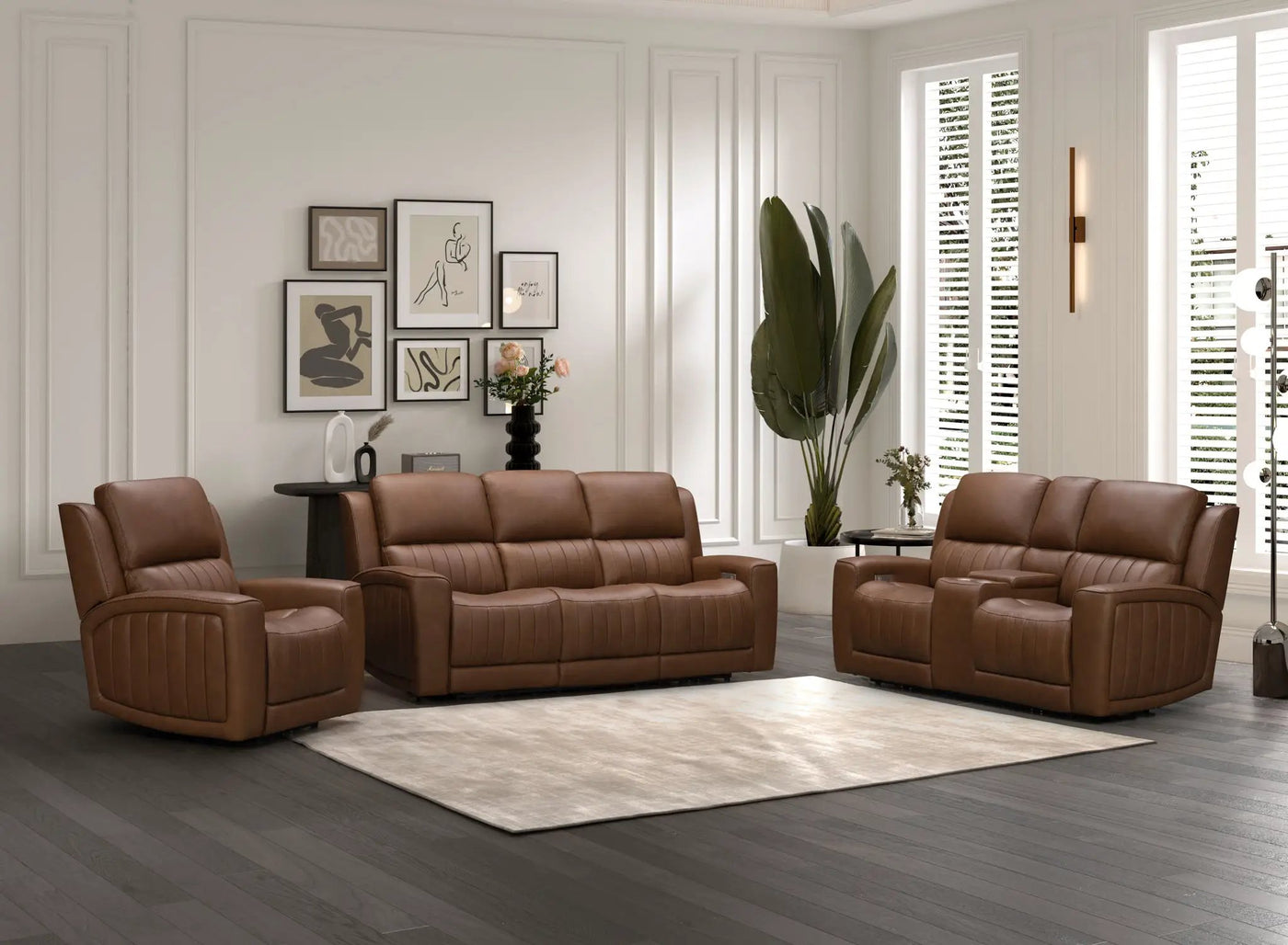 Pierce - Power Recliner With Power Recline, Power Headrest, Power Lumbar Zero Gravity, Lumbar by Unique Piece Furniture