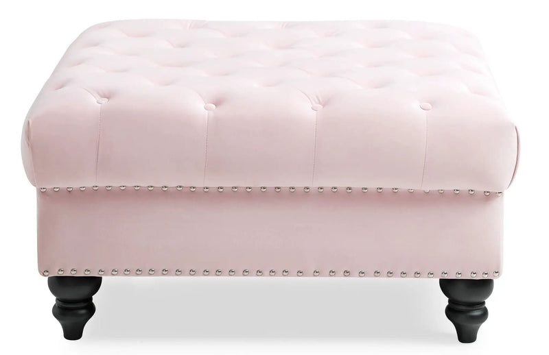 Soft Charming Traditional Ottoman by Unique Piece Furniture