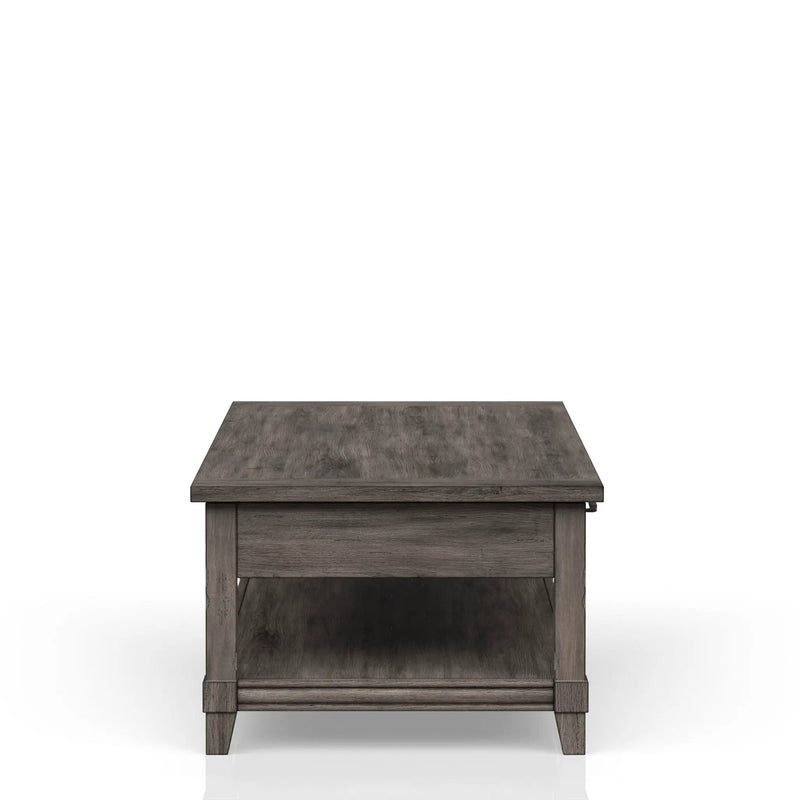 Lift Top Cocktail Table With Casters - Gray by Unique Piece Furniture