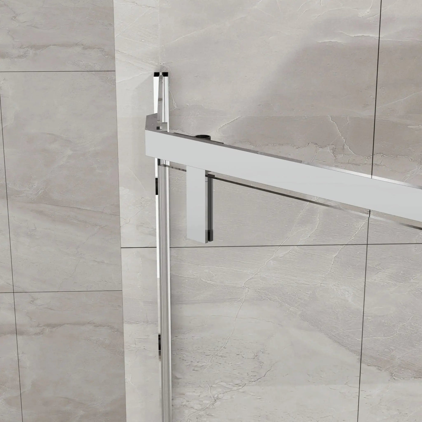 Durable Hardware Neo Angle Frameless Shower Door With Acrylic Base Combo by HouseOfZazla