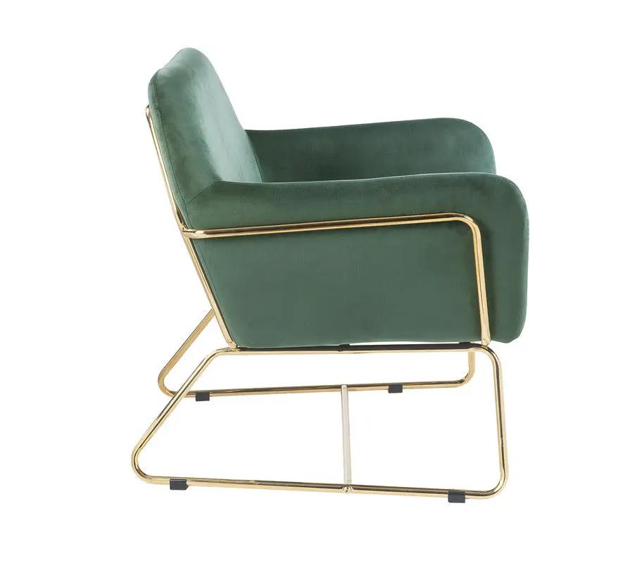 Keira - Accent Chair With Metal Base by HouseOfZazla