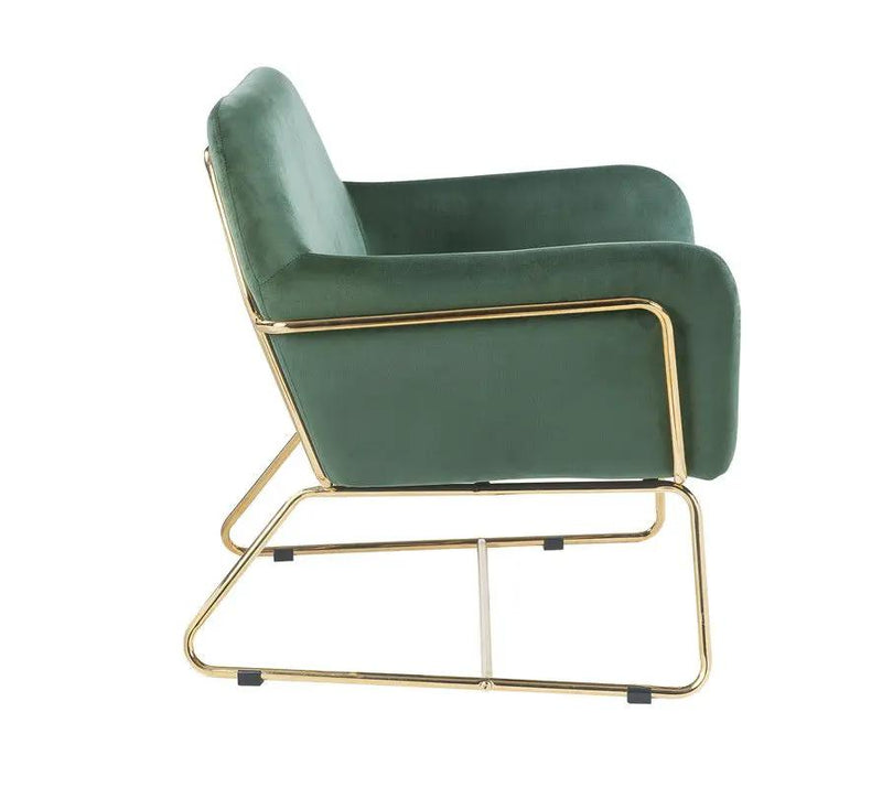 Keira - Accent Chair With Metal Base by Unique Piece Furniture