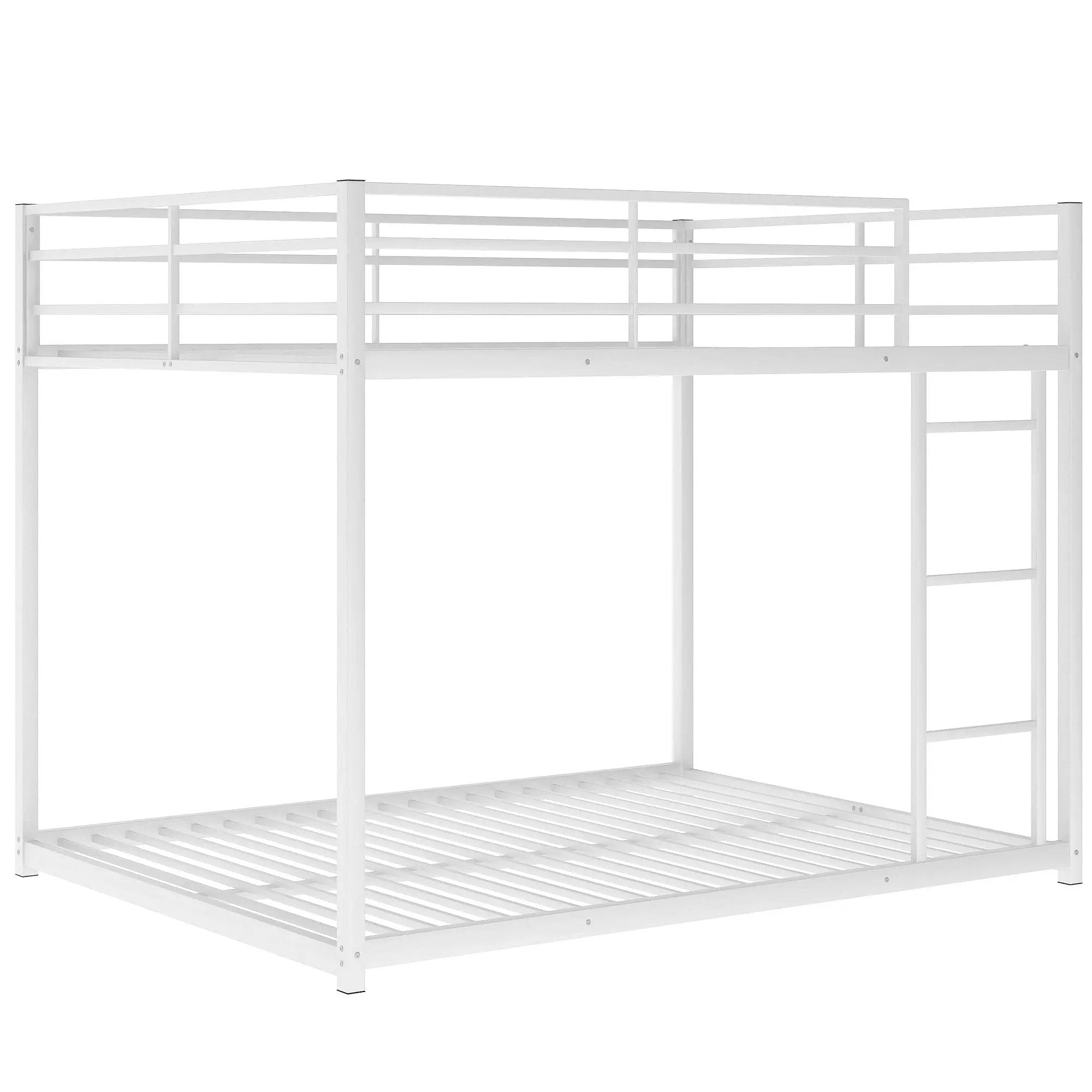 Metal Bunk Bed, Low Bunk Bed With Ladder by Unique Piece Furniture