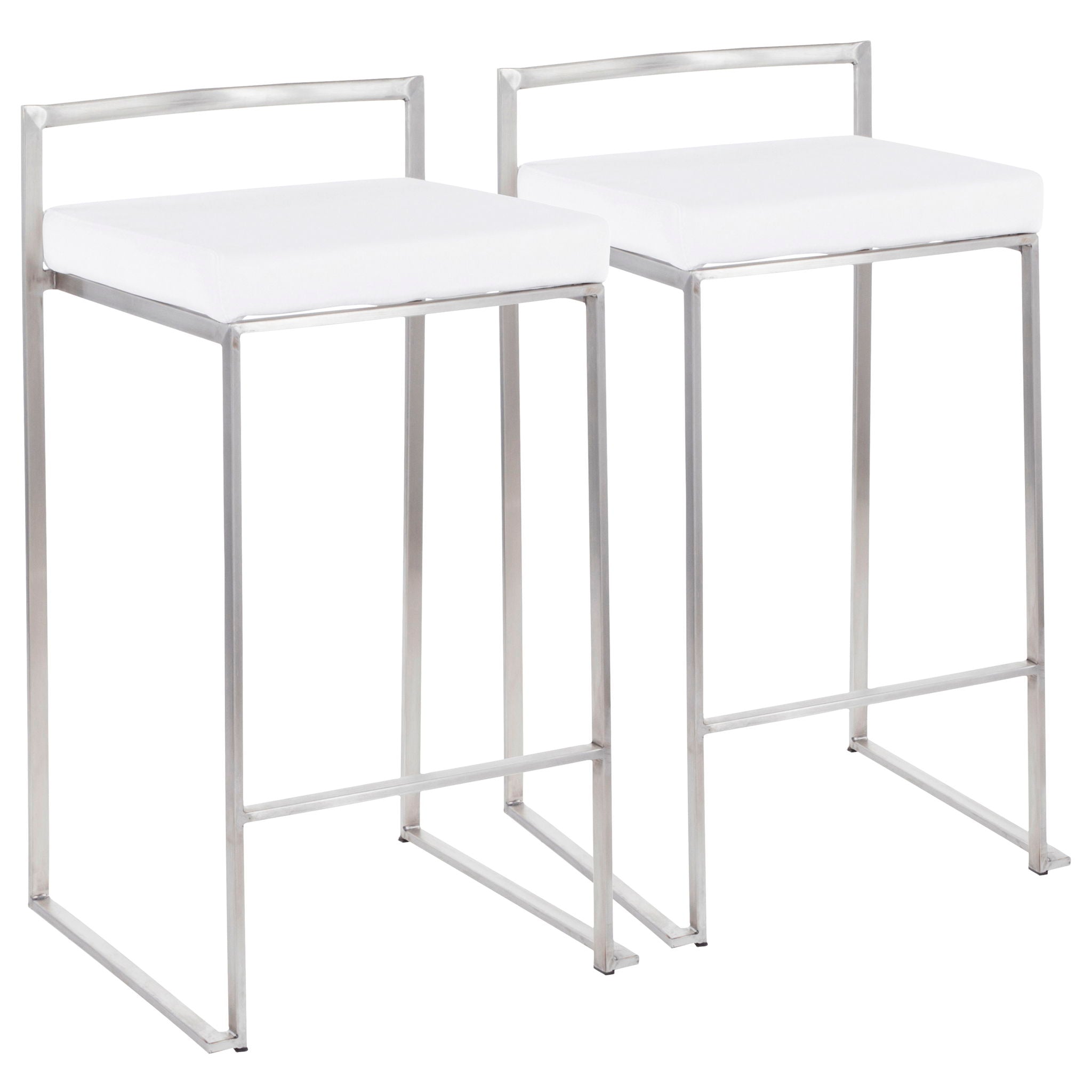 Fuji - Contemporary Elegant Stackable Counter Stool Set by HouseOfZazla