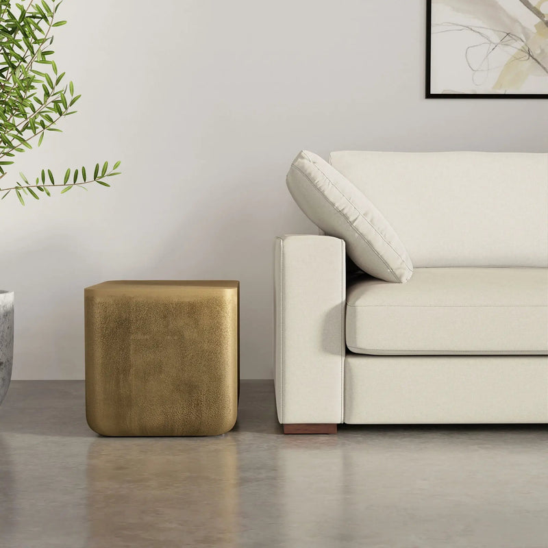 Bassett - Cast Aluminum Side Table - Brown by Unique Piece Furniture