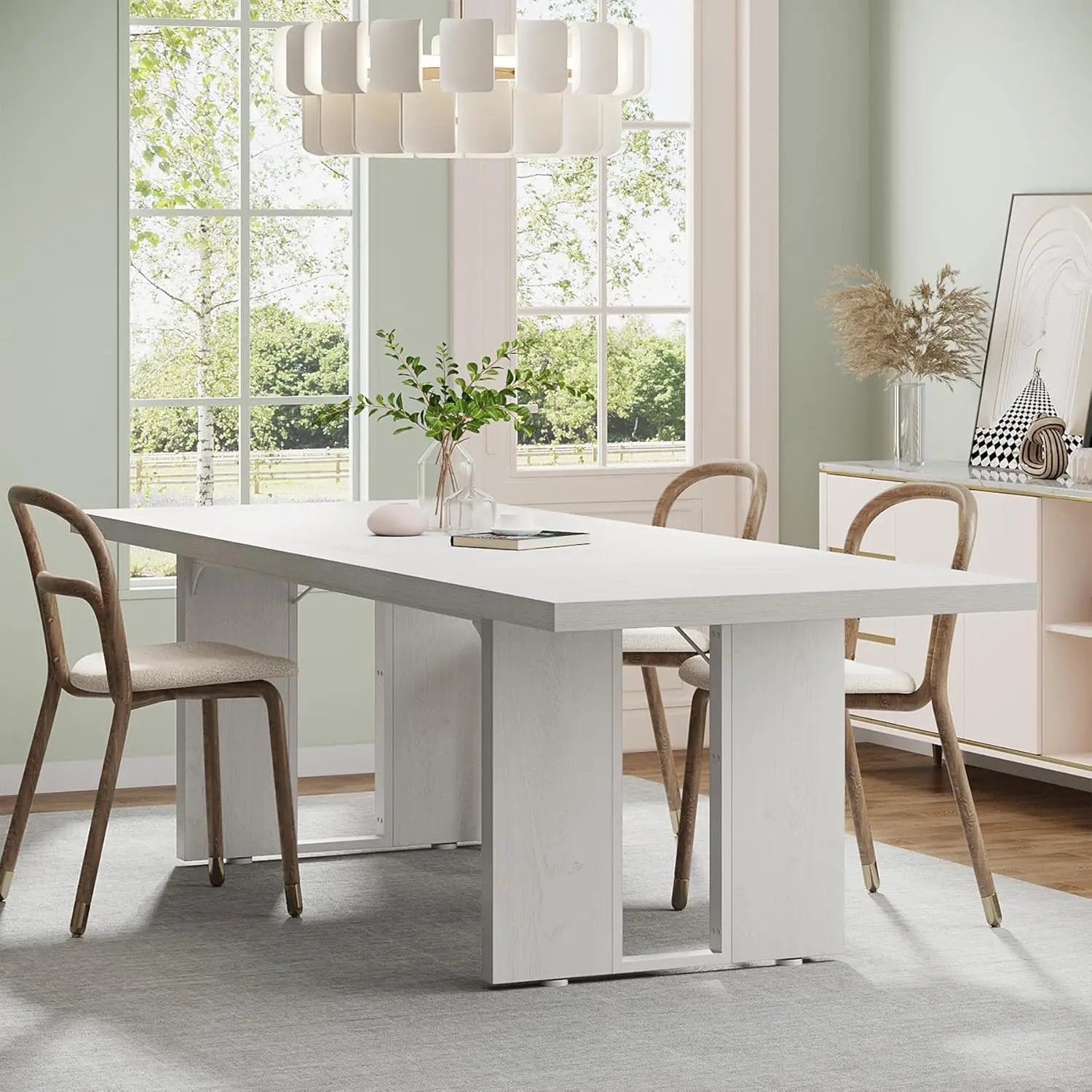 Large Rectangular Kitchen Table by HouseOfZazla