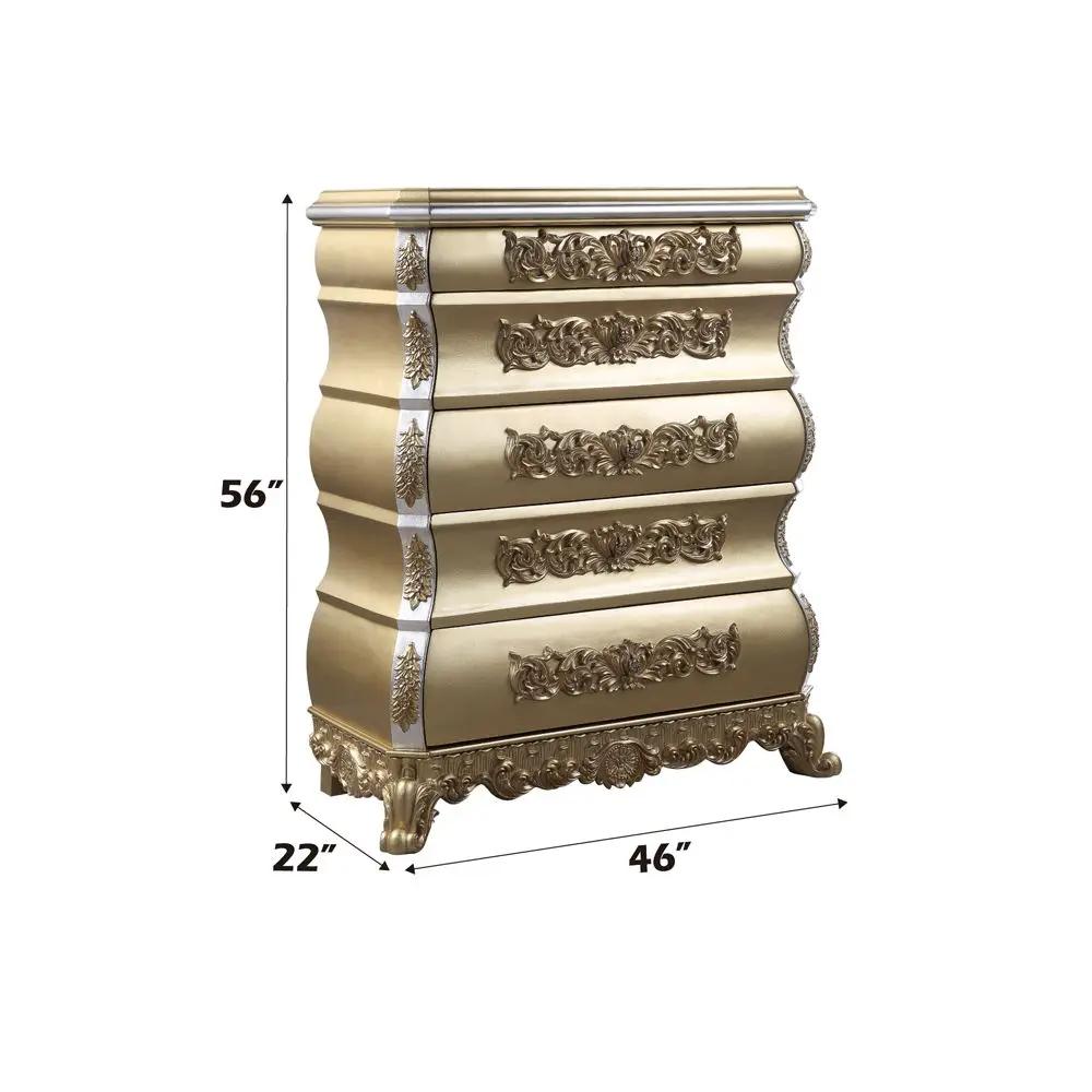 Seville - Chest - Gold by Unique Piece Furniture