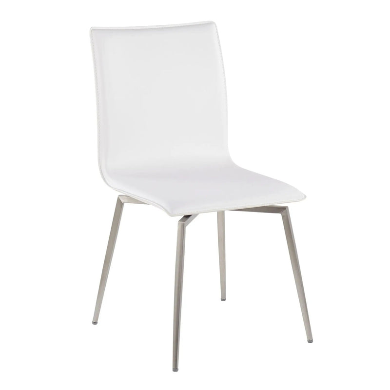 Fuji Mason - Upholstered Swivel Contemporary Dining Set Dining Set, Glass, 5 Piece by HouseOfZazla