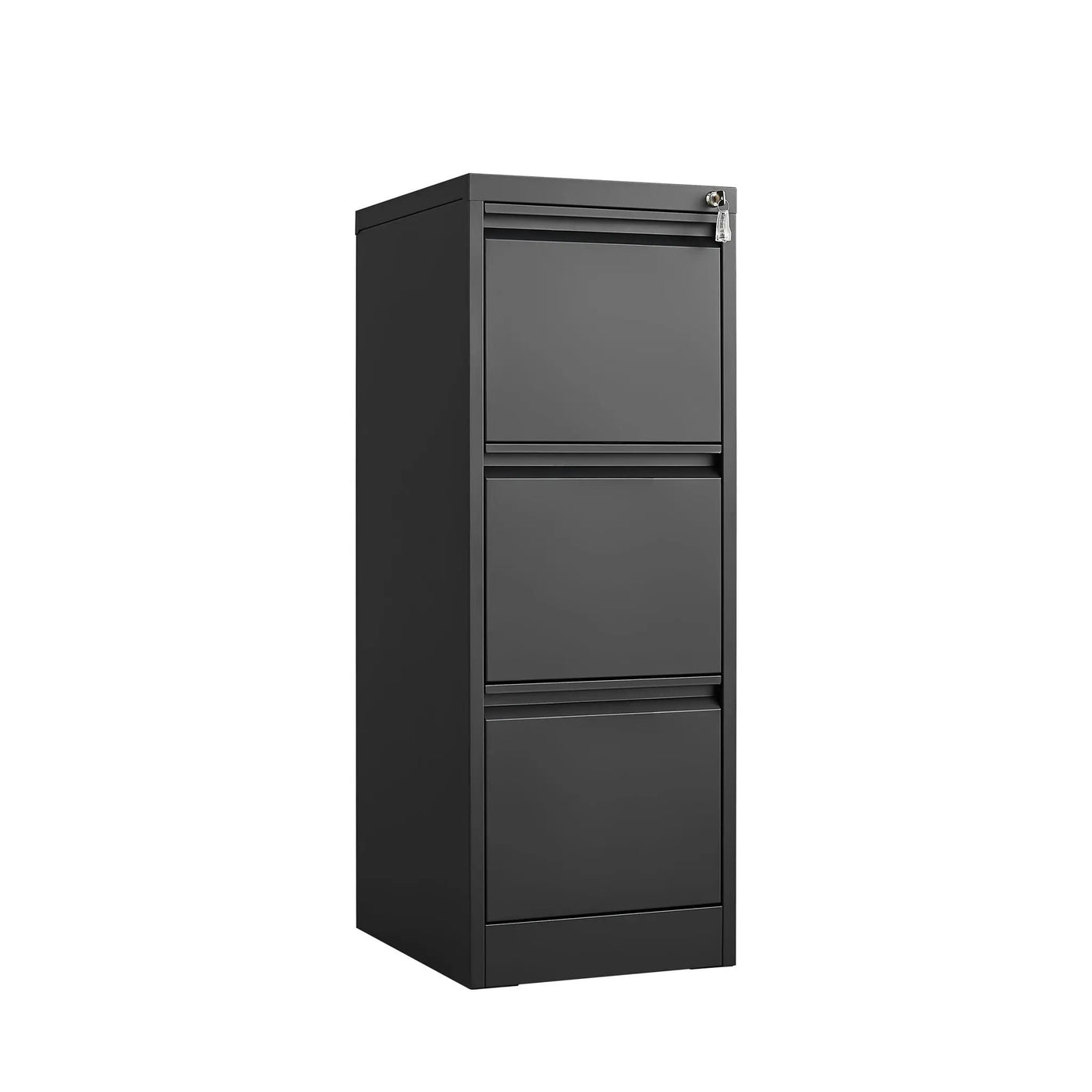 Durable Metal 3 Drawer File Cabinet With Lock For Office Storage by HouseOfZazla