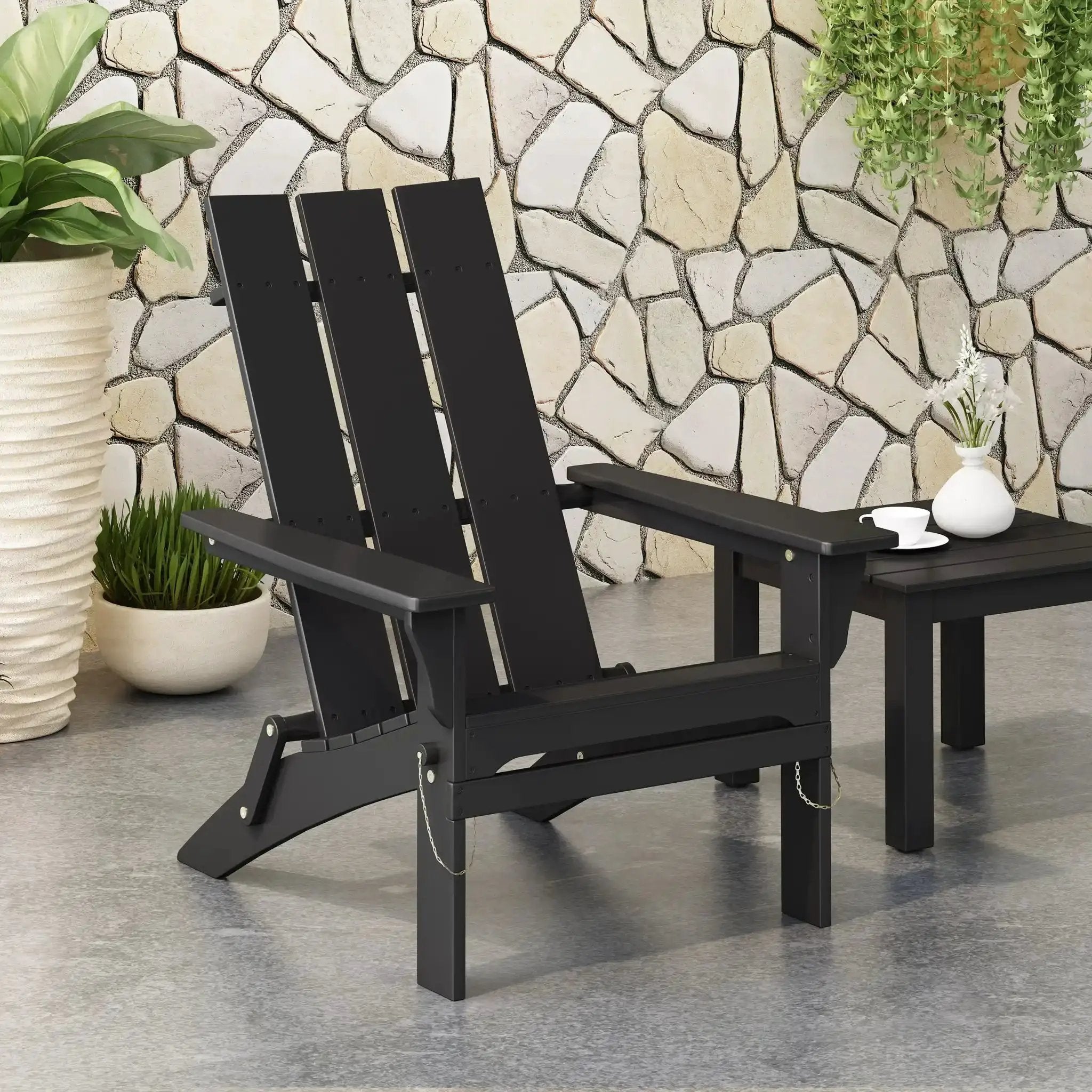 Aurascape Outdoor Comfort Foldable Adirondack Chair by HouseOfZazla