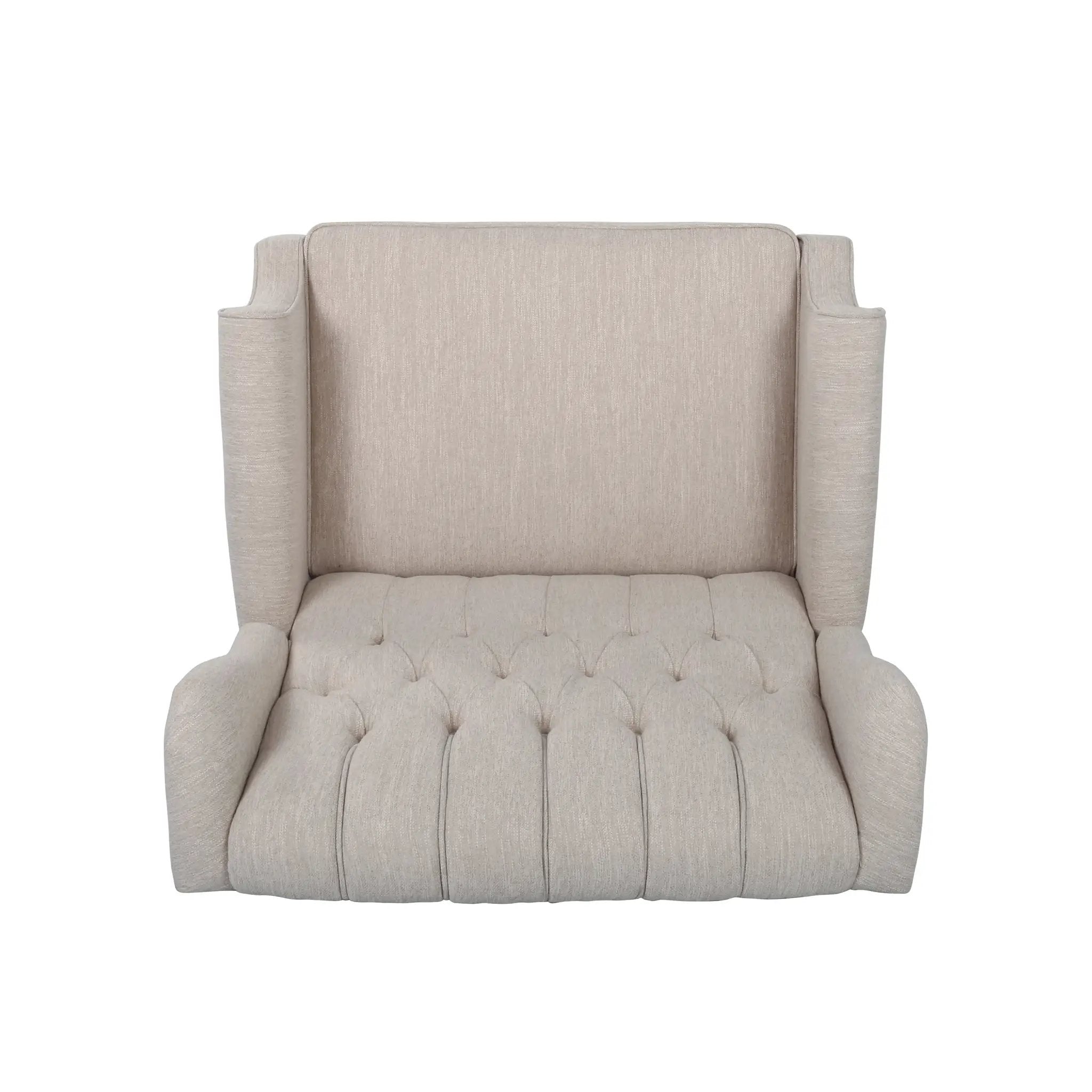 Push Back Recliner Chair Fabric Lounge Armchair by HouseOfZazla