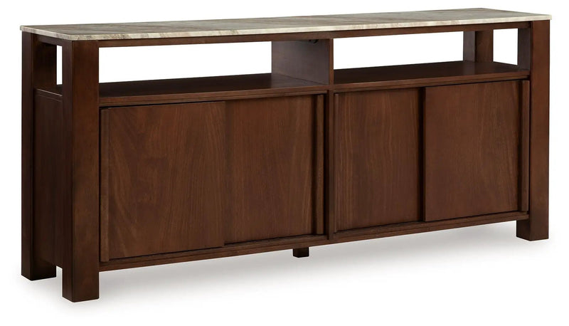 Tobinville - Accent Cabinet - Dark Brown by Unique Piece Furniture