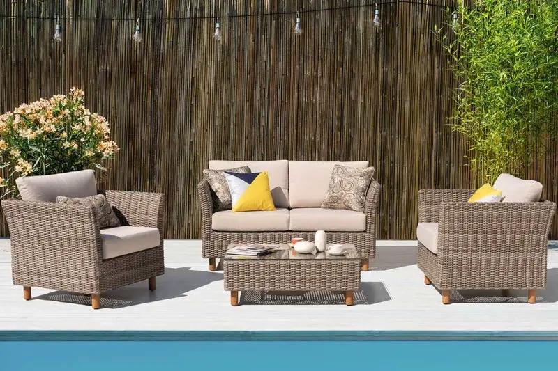 Orlando 4-Piece Wicker Sofa Set by Outdoor-USA®