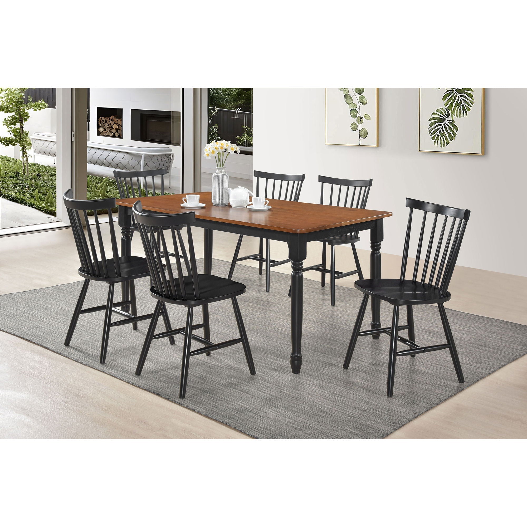 Hayward - Dining Side (Set of 2) - Black by HouseOfZazla