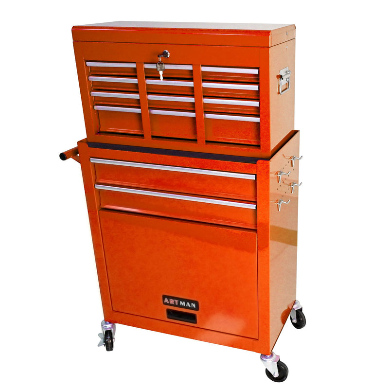 High Capacity Rolling Tool Chest With Wheels And Drawers, Storage Cabinet by HouseOfZazla