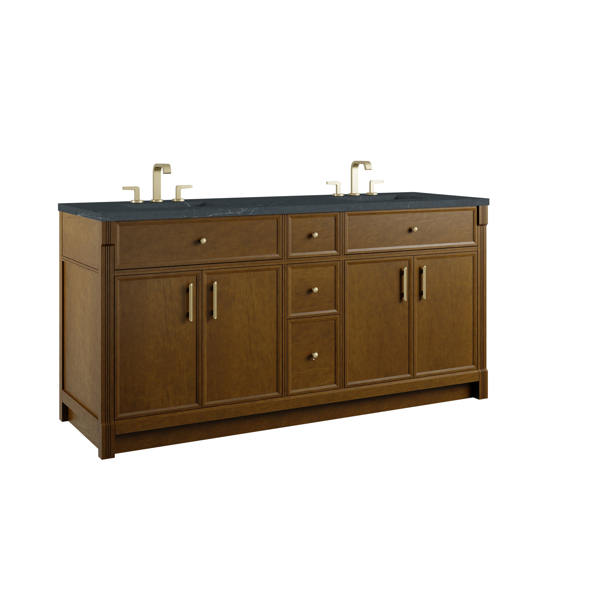 James Martin Bellshire 72" Double Bathroom Vanity, Honey Oak, view 39