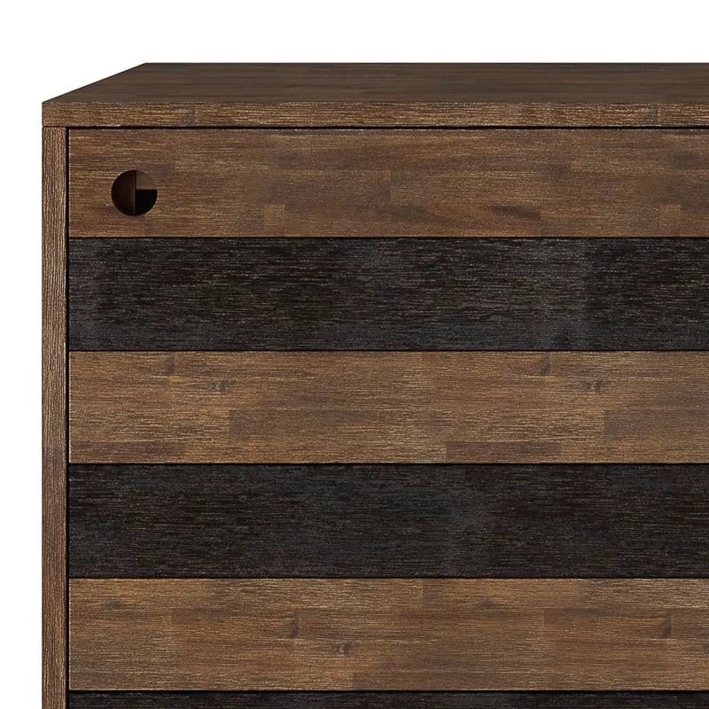 Clarkson - Medium Storage - Rustic Natural Aged Brown by HouseOfZazla