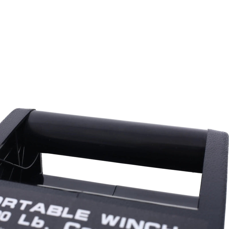Reversible Electric Trailer Winch For Boats Up To 5000 Lbs With Galvanized Wire Rope And Casing - Black by HouseOfZazla