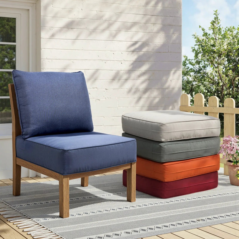 6-Inch Thicker Outdoor Chair Cushion Set - Waterproof by HouseOfZazla
