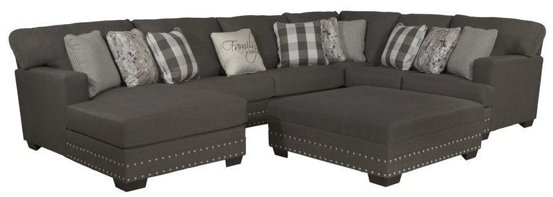 Crawford - Sectional With Cocktail Ottoman by Unique Piece Furniture