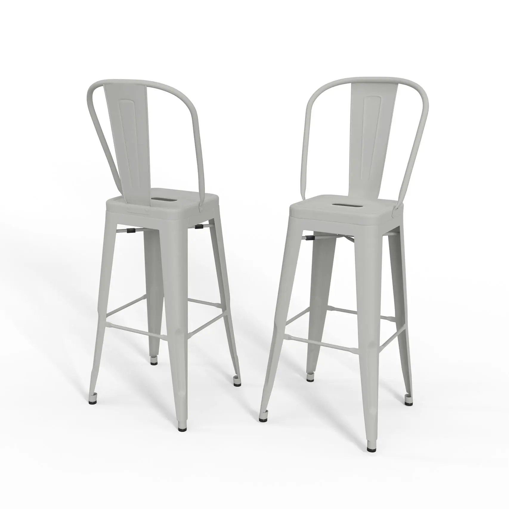 Fletcher - Handcrafted Metal Stool (Set of 2) by HouseOfZazla