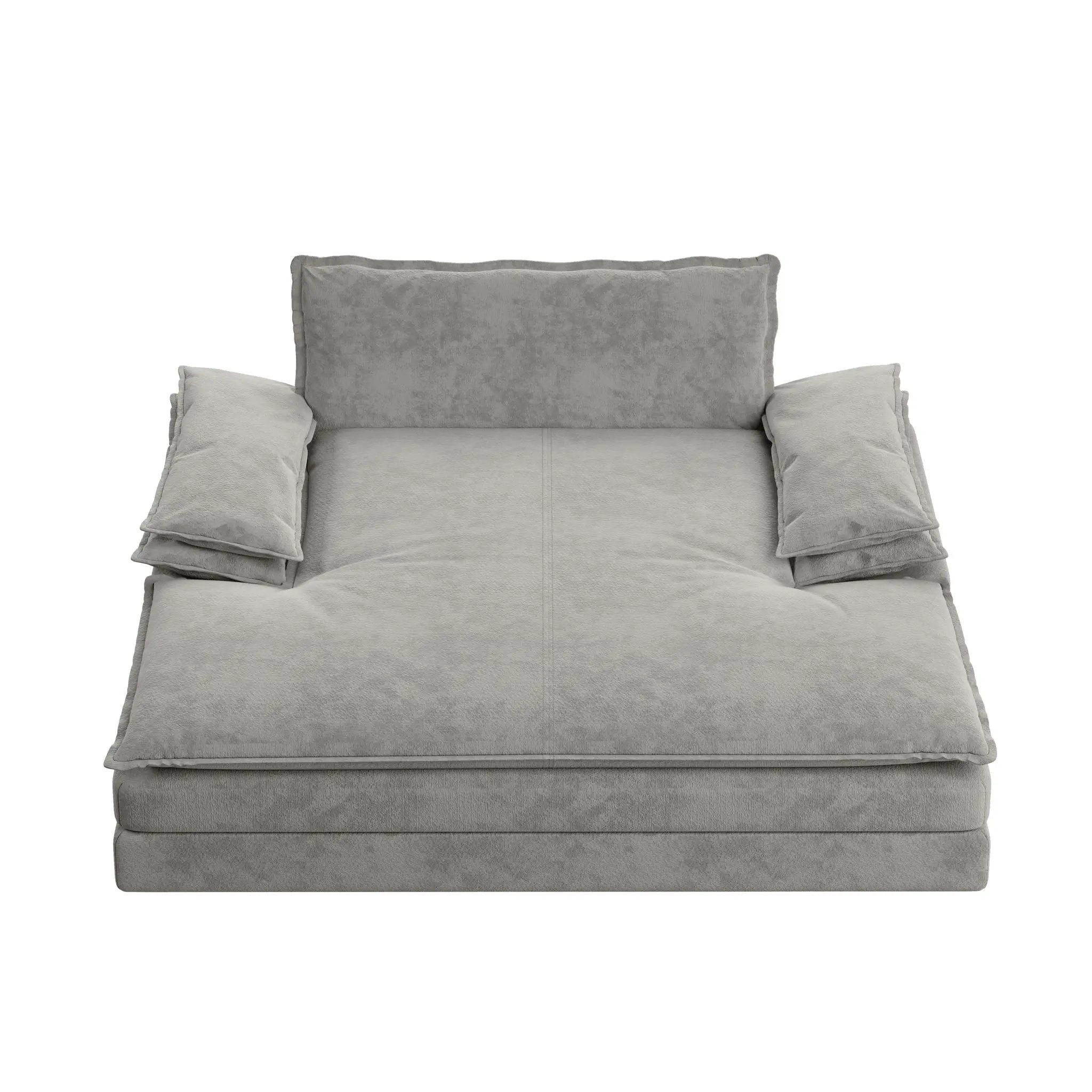 Modern Oversized Double Chaise Lounge Chair