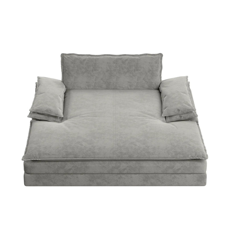 Modern Oversized Double Chaise Lounge Chair
