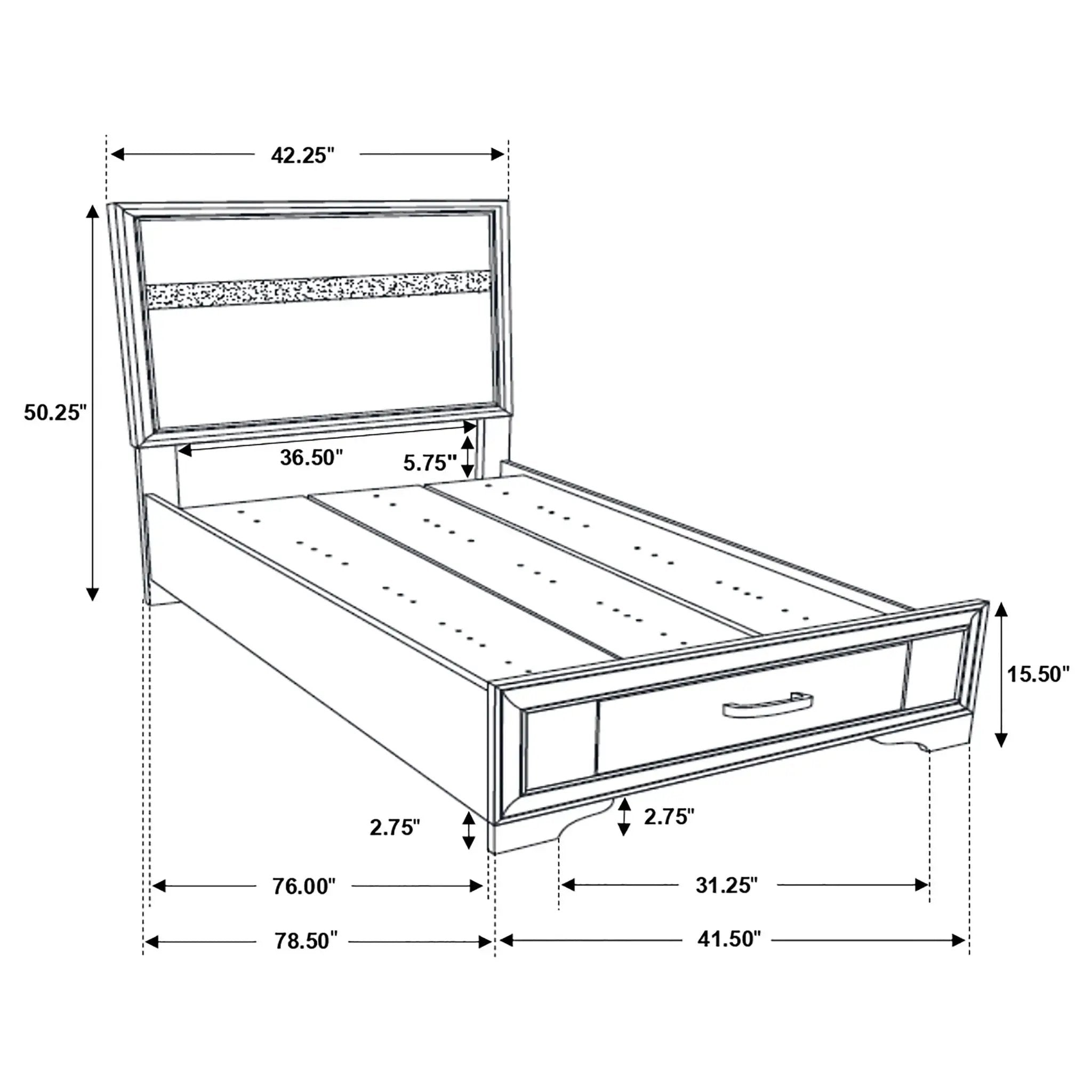 Annie - 5 Piece Bedroom Set by HouseOfZazla