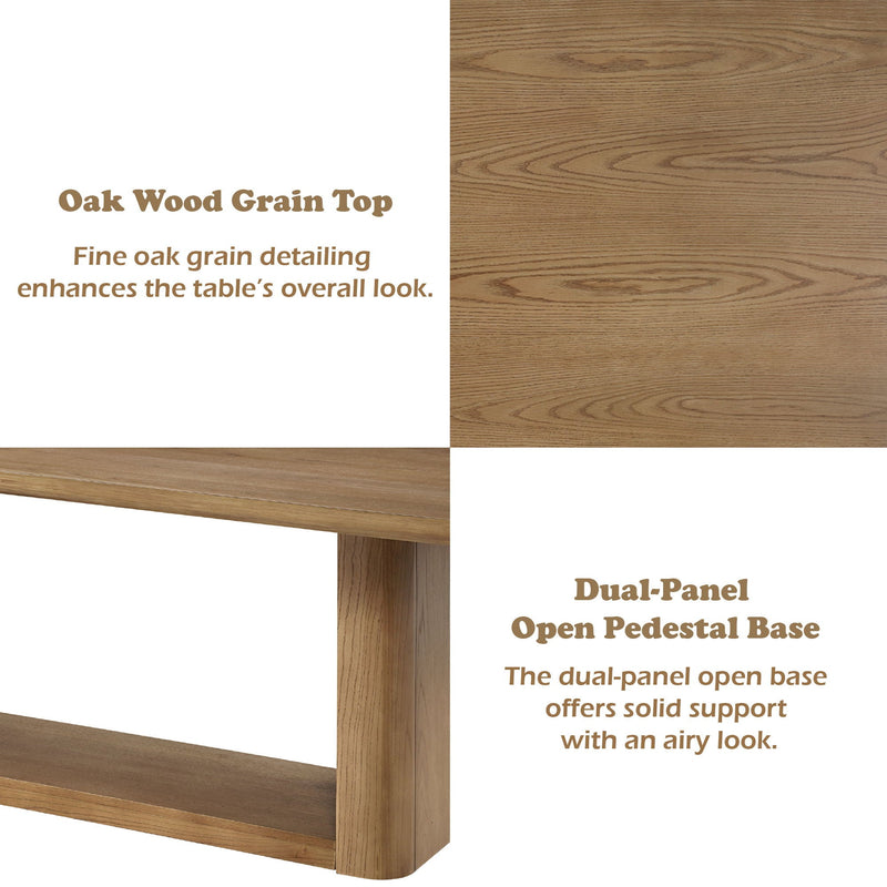 Zoey - Dining Table - Oak by HouseOfZazla