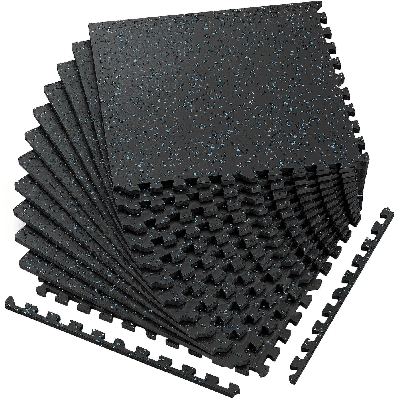 0.6 Inch Thick Interlocking Gym Floor Mats by HouseOfZazla