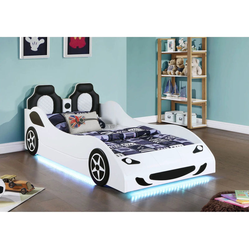 Solana - Race Car Bed With Underglow Lights by HouseOfZazla