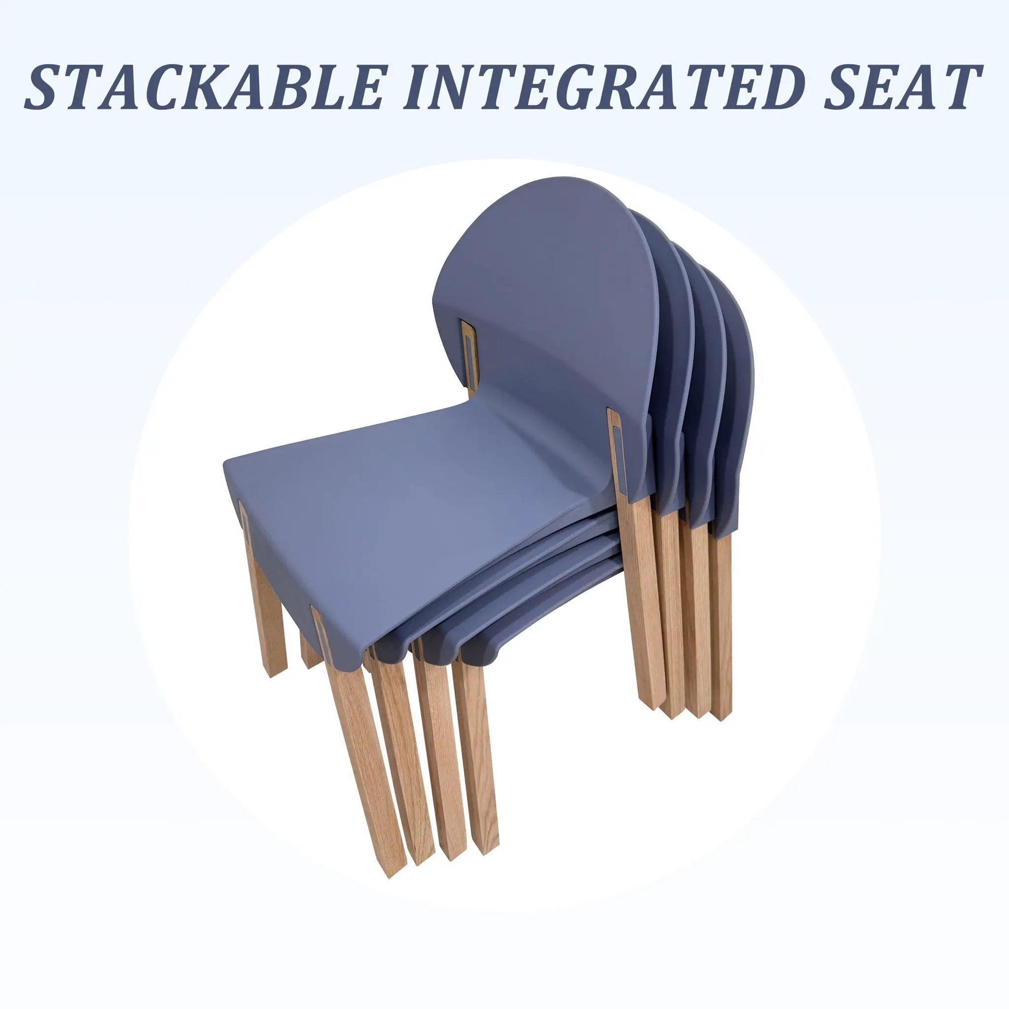4 Piece Set Of Single Chairs, Traditional Elements With Round Table by HouseOfZazla