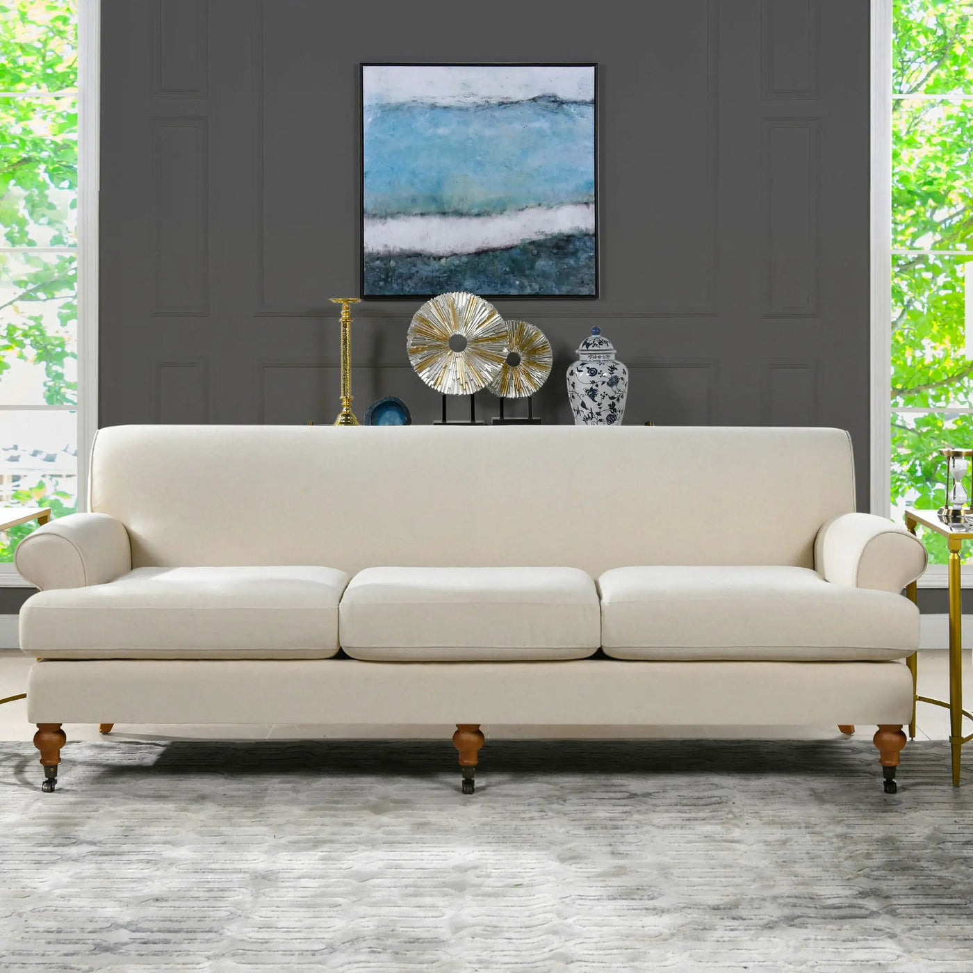 Alana Lawson - Three Cushion Tightback Sofa by HouseOfZazla