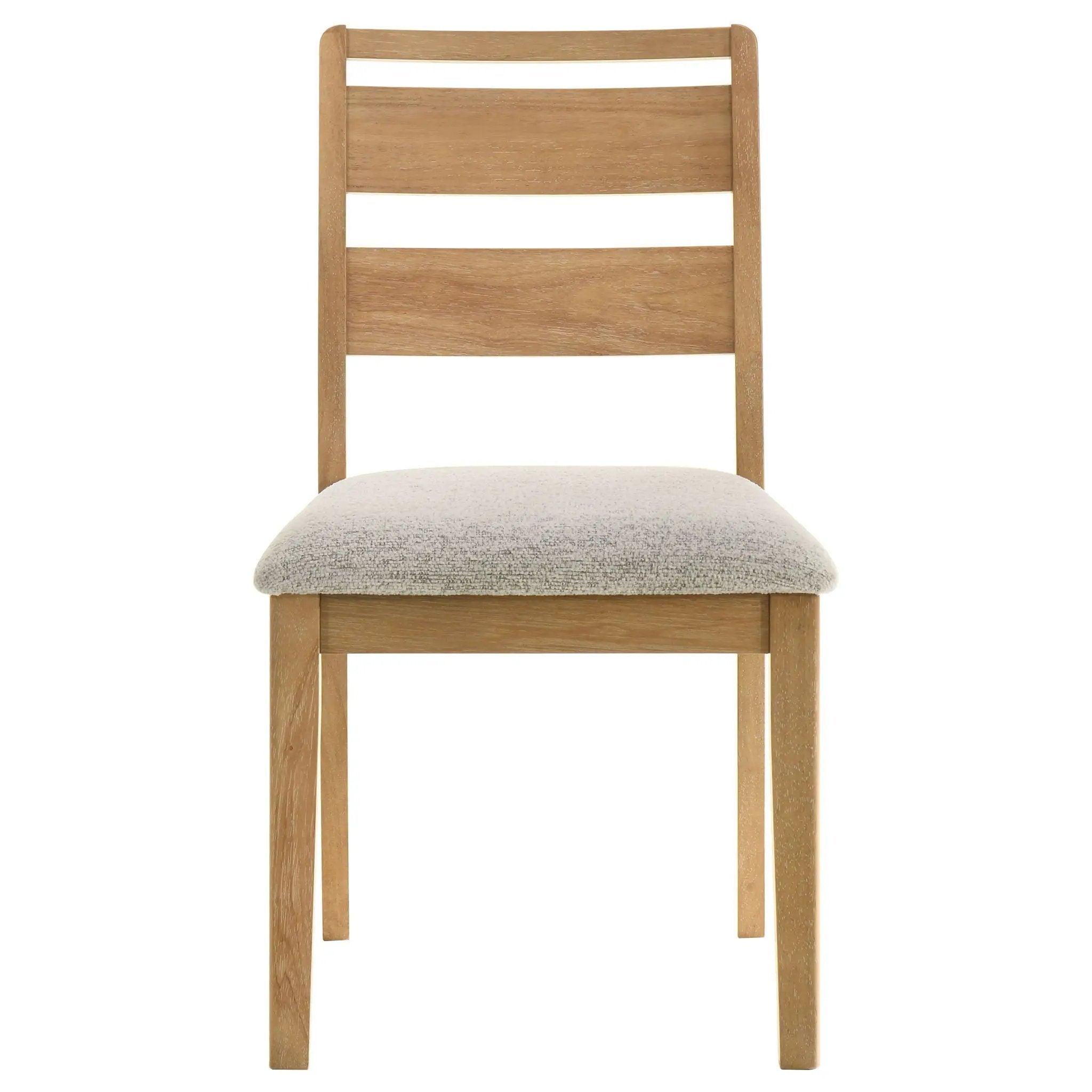 Duncan Ladder Back Dining Side Chair Washed Oak (Set of 2) by Unique Piece Furniture