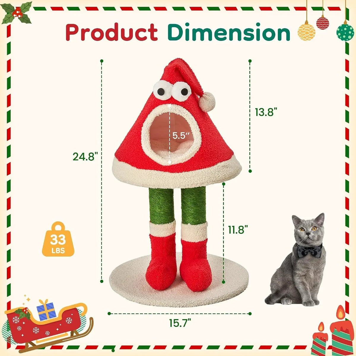Cat Tree Tower for Indoor Cats by HouseOfZazla
