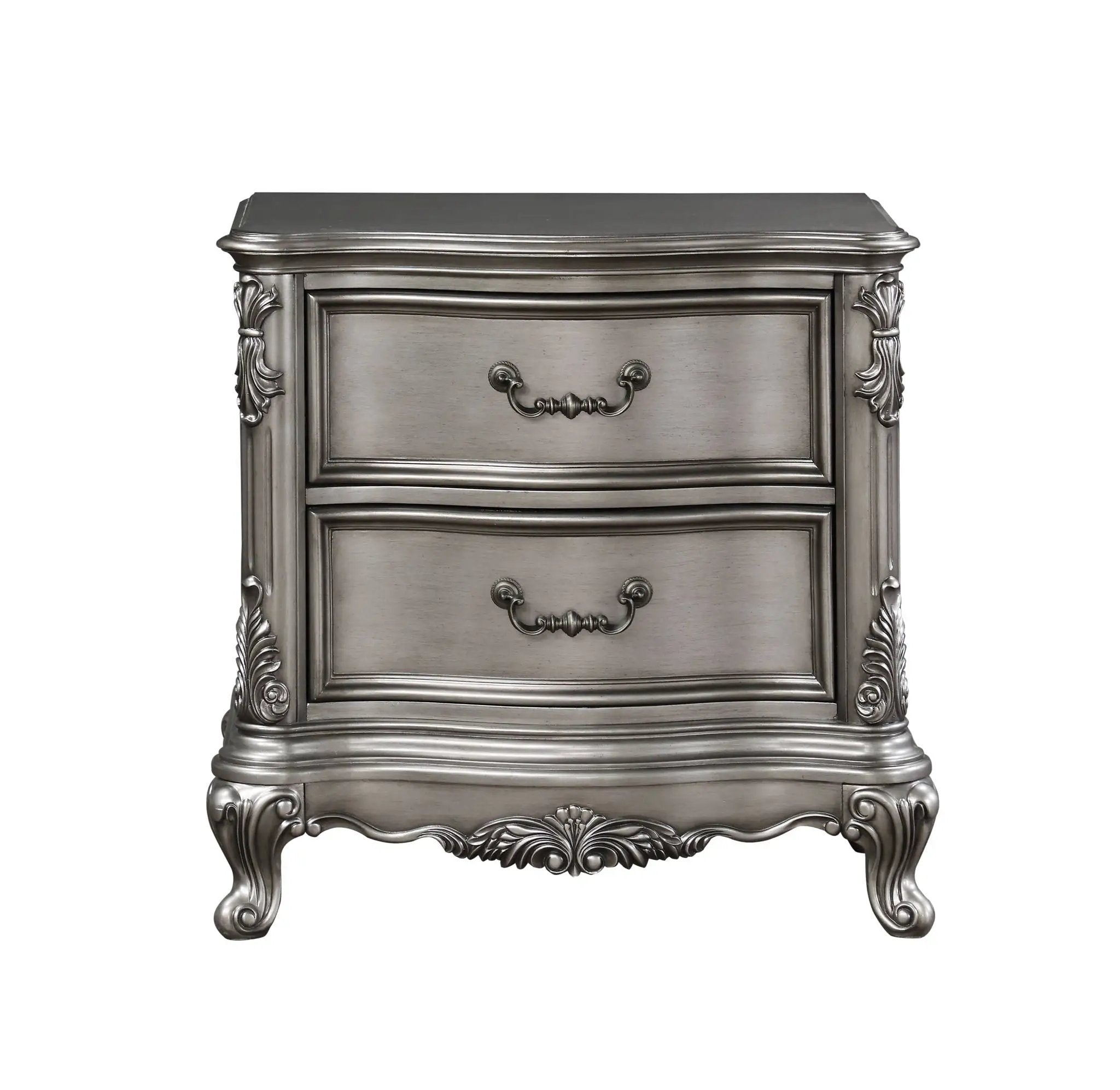 Ariadne - Nightstand - Antique Silver by Unique Piece Furniture