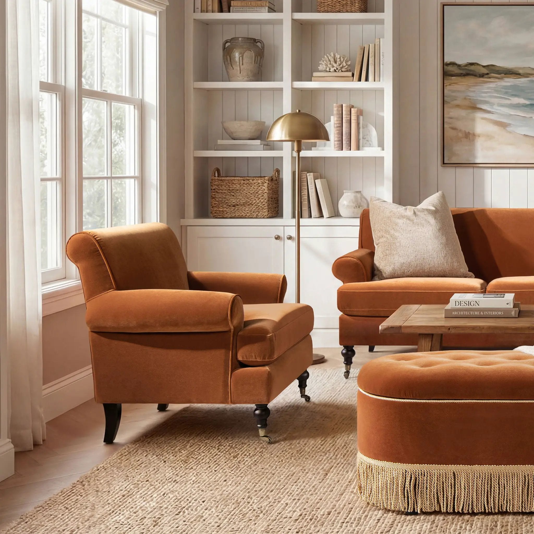 Alana Lawson - Accent Arm Chair Casters by Unique Piece Furniture
