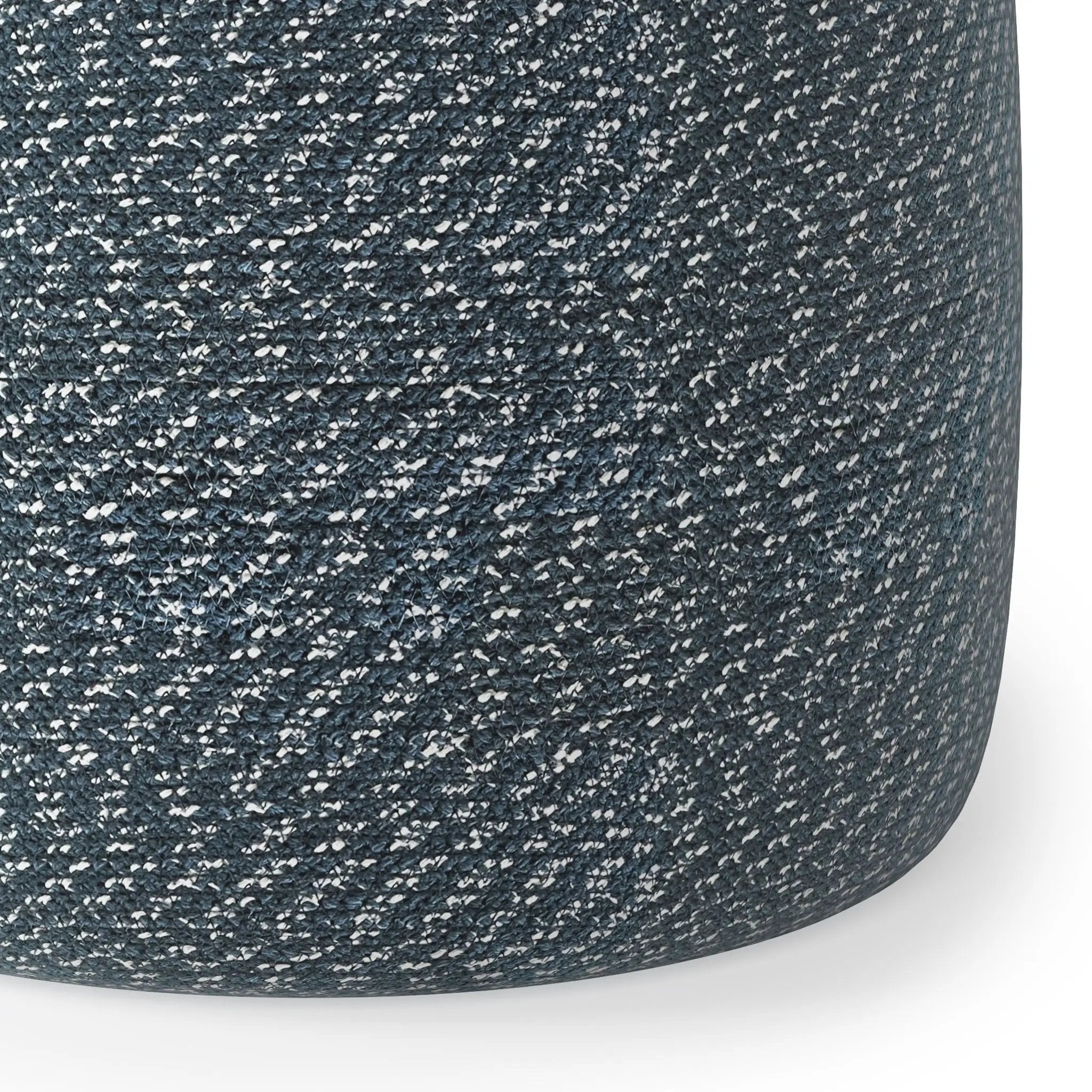 Bayley - Versatile Round Braided Pouf by Unique Piece Furniture