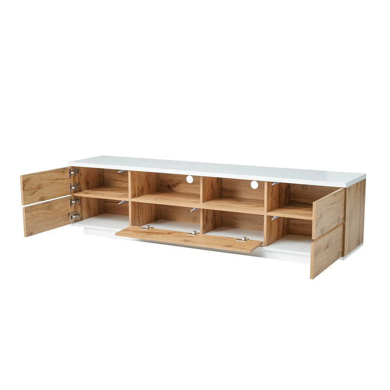 Modern TV stand with Multi-Functional Storage by BLAKHOM