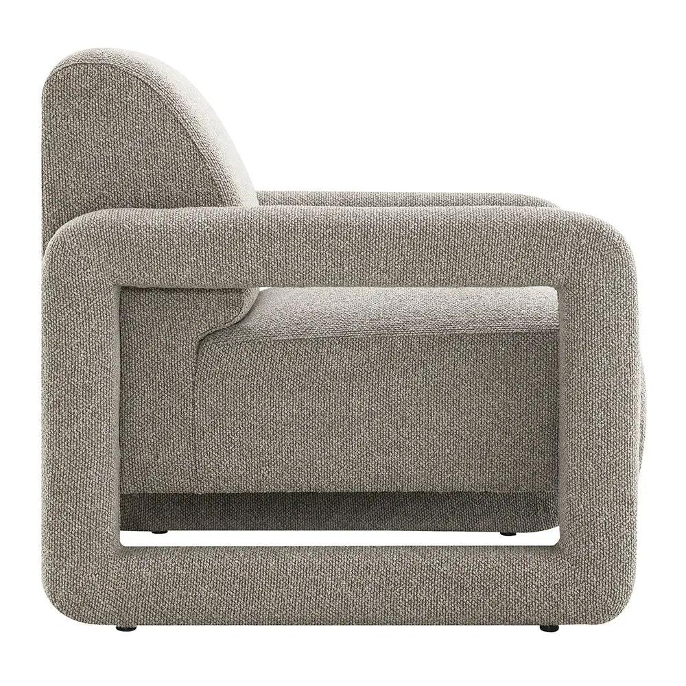 Glenda - Accent Chair - Gray Chenille by Unique Piece Furniture