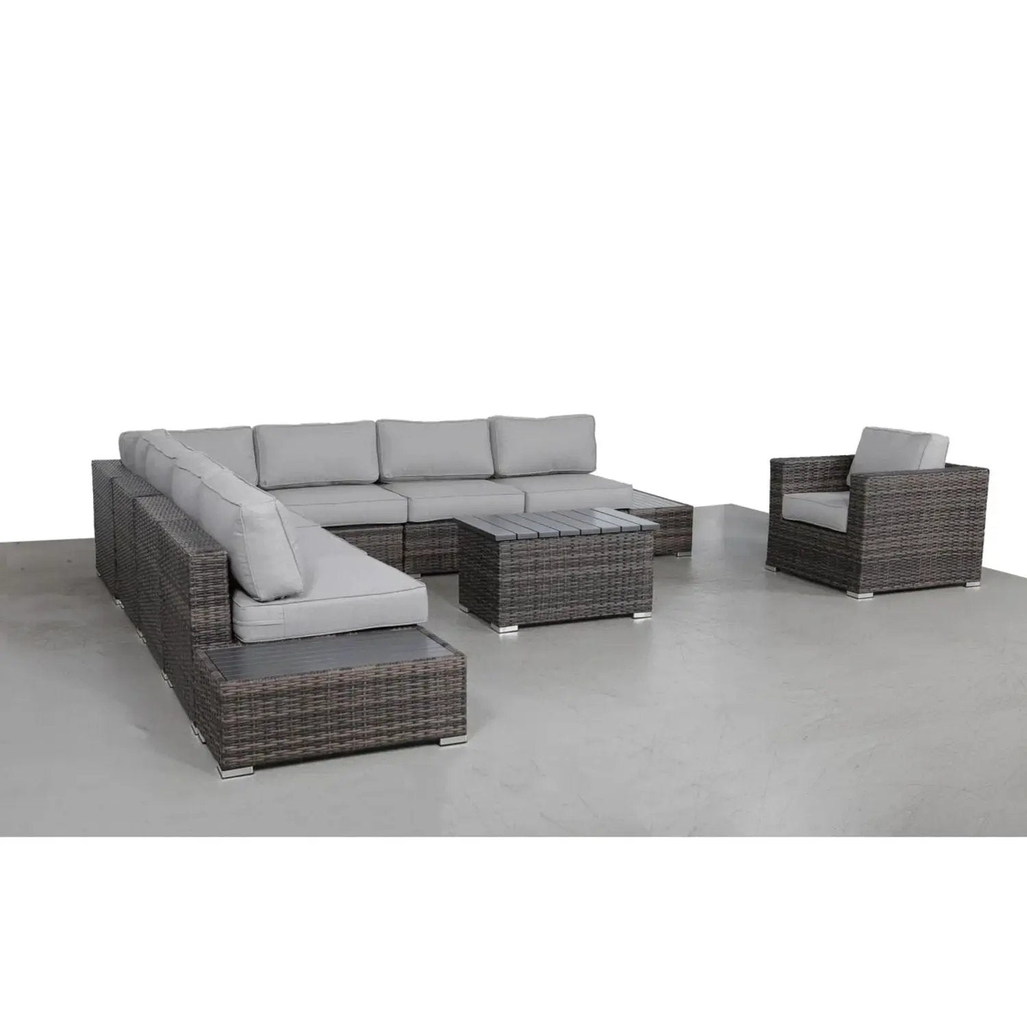 Stylish Entertainment Sectional Set, Outdoor Living by Unique Piece Furniture